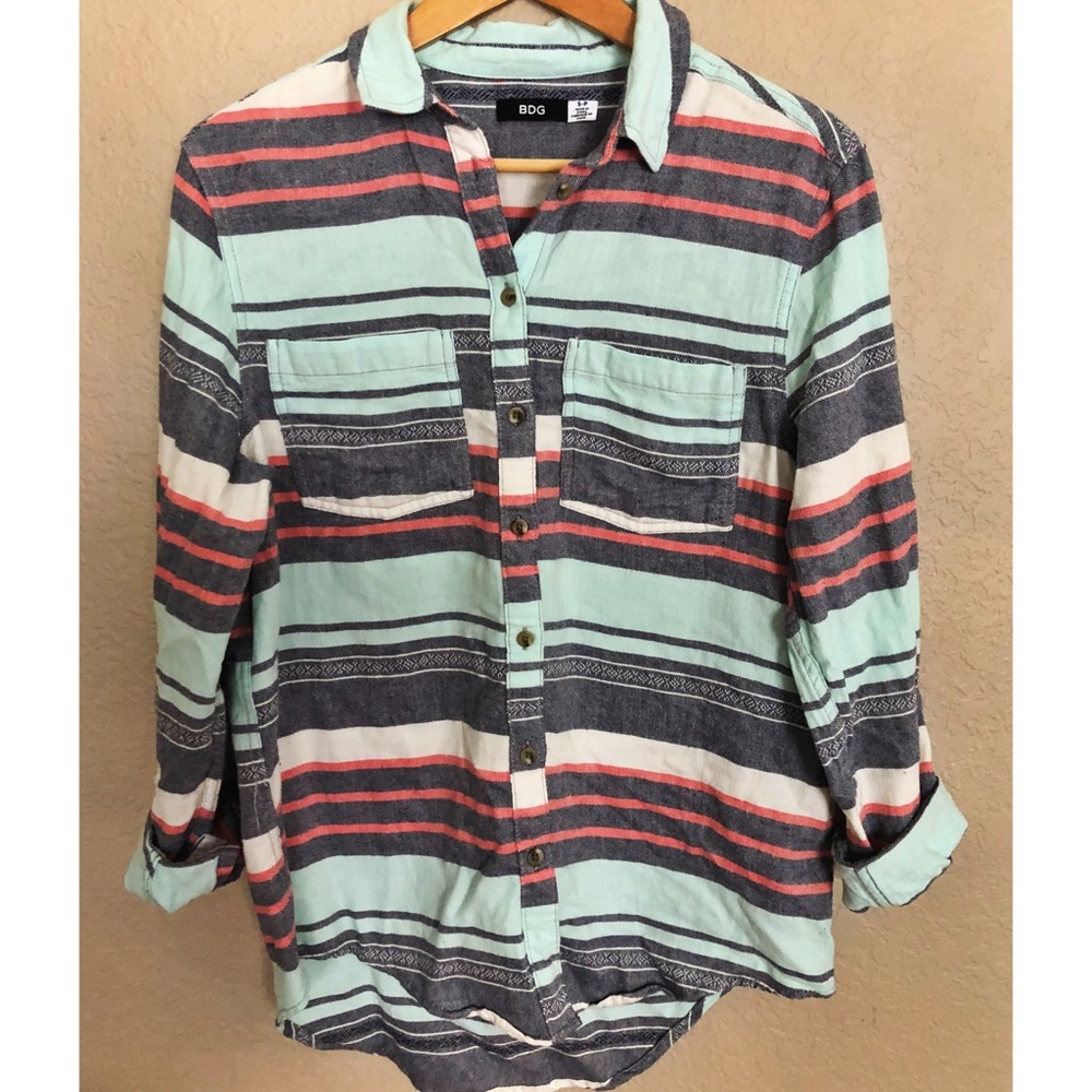 BDG button down flannel shirt